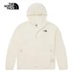 【THE NORTH FACE 官方旗艦】北面女款白色DWR防潑水外套｜7WCP4HP(抗UV)