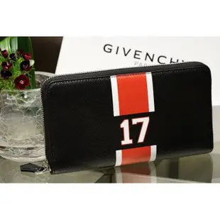 【二手正品】Givenchy 紀梵希 Zip Wallet 拉鍊長夾 17 黑 有現貨