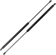 X AUTOHAUX 600mm/23.62" Gas Struts 500N Gas Springs Black Carbon Steel 2 Pcs RV Car Toolbox Lid Storage Box Cover Cabinet Door Cover
