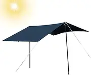Car Awning Sun Shelter | Auto Tailgate Rear Awning Sun Shelter | Lightweight and Portable Car Canopy Tent for Camping, Weekend Picnics, Family Gatherings, Carting Activities