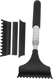 BUGUUYO Adjustable Car Mirror Wiper Windshield Ice Scraper Tool Window Squeegee Snow Removal Frost Ice Scraper