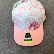 SQUISHMALLOWS Youth Pastel Squiggles Baseball Hat Lola Unicorn Snapback NEW OSFM
