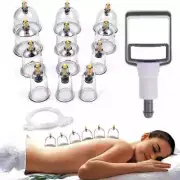 Vacuum Cupping Therapy Set Massage Body Cups Anti-Cellulite Suction Massager