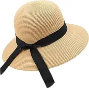 [Zylioo] XXL Straw Panama Hats Large Summer Beach Sun Hat Big Wide Brim UV Holiday Hat for Men Women