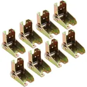 8 Pcs Self Lock Folding Hinge, 0-90 Degree Folding Leg Support Bracket, Folda...