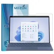 [3 Pack] Microsoft Surface Pro 10 (13") Ultra Clear Film Screen Protector by MEZON – Case and Surface Pen Friendly, Shock Absorption