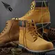 Timberland大頭黃靴圓形粗細鞋帶