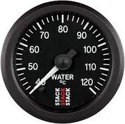 Stack ST3307 Black 52mm 1/8" NPTF Male 40-120°C Professional Stepper Motor Water Temperature Gauge