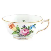 HEREND "PRINTEMPS" CUP & SAUCER SCEND #1 BRAND NEW