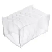 7 Grids Wardrobe Clothes Organizer Jeans Organizer Clothes Storage Box-White