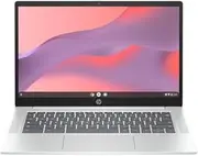 HP Chromebook 14a, 14-inch HD Display, Intel Processor N100, 4GB RAM, 64GB eMMC, Intel UHD Graphics, ChromeOS, Wi-Fi 6E, Bluetooth 5.3, Long Battery Life, Fast Charging, Glacier Silver, A1MT6PA