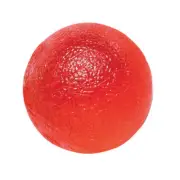 CanDo Gel Squeeze Ball, Standard Circular, Red (Light)