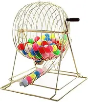 ZCBYBT Manual Lottery Machine Bingo Game Set Lottery Props, Applicable to All Activities That Require Lottery or Lottery Draws,100 Number Balls