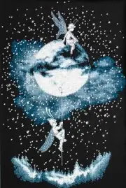 Charivna Mit Cross-stitch kit M-288C Moon light