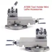 AT300 Tool Holder Mini Lathe Accessories Metal Change Lathe Assembly 80mm Stroke