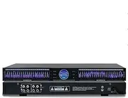 22 Bands Digital Equalizer, Dual Channel Graphic Equalizer with Low/Mid/Treble Adjustment, 10 Preset Effects, 1U Rack Mount, Automatic Noise Reduction for Recording Studio