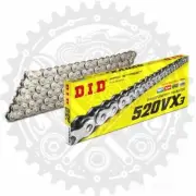DID X-Ring Chain Silver 520 VX3 112 For Honda VT 125 C2 Shadow