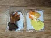 Dairy Queen (1997) Dinosaur Finger Puppets - Lot Of 2