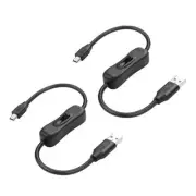 USB-A to Mini USB Cable with On Off Switch Type A Male to Mini B Cable Data