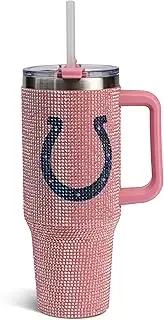 The Memory Company 40oz Pink Bling Game Day Tumbler