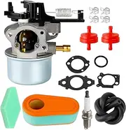 593599 Carburetor for Troy Bilt Pressure Washer 2700psi 2800psi - 3100PSI Engine 591137 Carburetor for Briggs and Stratton 593599 595390 596855 593380 875ex 850ex 775ex 8.75 hp 190cc Mower