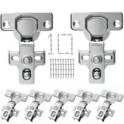 AVERZELLA 10-Pack Kitchen Cabinet Hinges Soft Close 1/2 inch Overlay,Blum Ins...