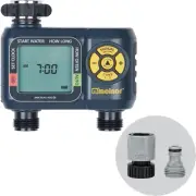 65139AMZ Aquatimer Digital Hose Timer, 2-Zone Programmable Watering Timer, Quick