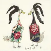 "Rare" 2 Paper Napkins for Decoupage/Scrapbooking/Craft-Chicks