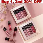 4 PCS/Set Matte Liquid Lipstick Long Lasting Lip Gloss Beauty Glazed Lip Makeup