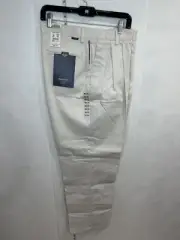 NOS Dockers Khakis Stretch Twill Pleated WF Classic Fit Pants Mens 38x32 NWT