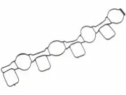 For 2009 Volkswagen Jetta Intake Manifold Gasket 87122KP 2.0L 4 Cyl (for: Volkswagen)