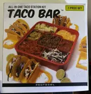Taco Bar! New All-in-one Taco Station Kit 7-piece Set