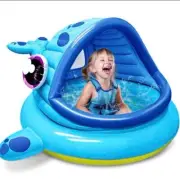 Inflatable kiddies pool,Whale, swimming pool 54"×56" ×28"