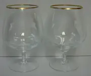 Noritake TROY Brandy Snifter Glasses SET OF TWO NEW in BOX