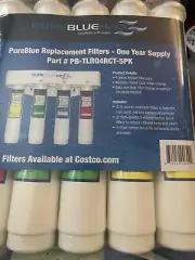 PureBlue H2O Reverse Osmosis Filter System Replacement Filters PB-TLR04RCT-5PK