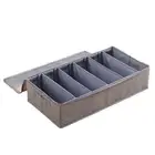 Storage Organizer Box Fasten Tape Dust-proof Adjustable Divider Underbed Storage