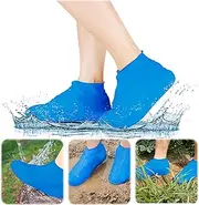 Waterproof Shoe Covers,Thickened Non-Slip Water Resistant Overshoes Silicone Rubber Rain Shoe Cover Protectors,Rain Boot Cover for Kids, Men, Women