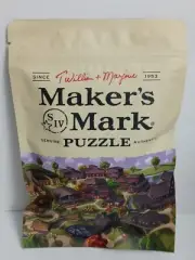MAKER'S MARK Puzzle 2021 Bag Ambassador Exclusive Bourbon Whiskey Ad New Sealed