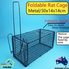 Foldable Rat Cage Mouse Small Cable Ties Wire Metal Home Homeware Catch control