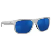 Costa Baffin Net Light Grey Frame Sunglasses w/Blue Mirror 580G 06S9030-90300558