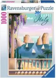 Ravensburger: Postcard from Capri Puzzle (1000pc Jigsaw) Board Game