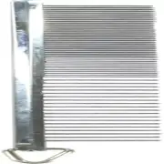 Pet Safari Dog Grooming Combs for Medium and Fine Coats - Undercoat Rake for Fin