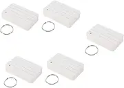 SHOWERORO 5 Sets Mini Index Cards Blank Note Cards for Writing Memo Business Study