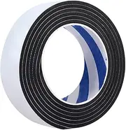 Generic Flexible Furniture Edge Banding Extra Long 2M Foam Edge Guard Strips Black Outdoor Adhesive EVA Edging Tape Baby Safty Baby Corner Protector for Shelf Cabinet Table Repair Restoration