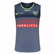 Canberra Raiders NRL ISC Training Singlet Sizes S-5XL! T2