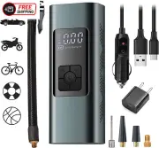 Tyre Inflator Portable Air Compressor, Cordless 6000Mah Backpack Digital Air Pum
