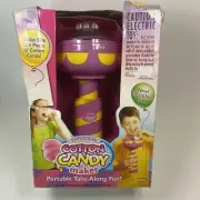 General Creation 2000 Cotton Candy Maker Bite Size Pieces Family Fun Pink Yellow