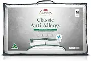 Tontine 46x72cm Luxe Classic Anti Allergy Cotton Pillow Medium Height & Feel, Anti Microbial Treated, Machine Washable, Australian Made