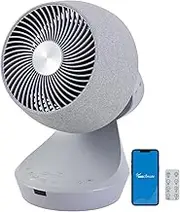 Ausclimate EcoSmart Desk Air Circulator, Stone Grey