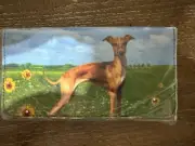 Blossom Collection Greyhound Dog Wallet Tri fold Organizer Ladies Puppy Clutch